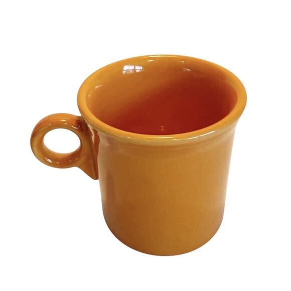 Vtg Fiestaware Fiesta HLC Set of 5 Multicolored Coffee Cups Mugs Ring Handles - Picture 15 of 16